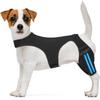 Ginocchiera Regolabile per Cani Supporto Articolare Durevole Staffa di Supporto per la Gamba Design Traspirante Riflettente Protezione per Ferite del Ginocchio dell'Animale Domestico