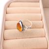 Citrine Ring, Handmade Gemstone Ring, 925 Solid Sterling Silver Ring Antique Jewelry, For Engagement Gift