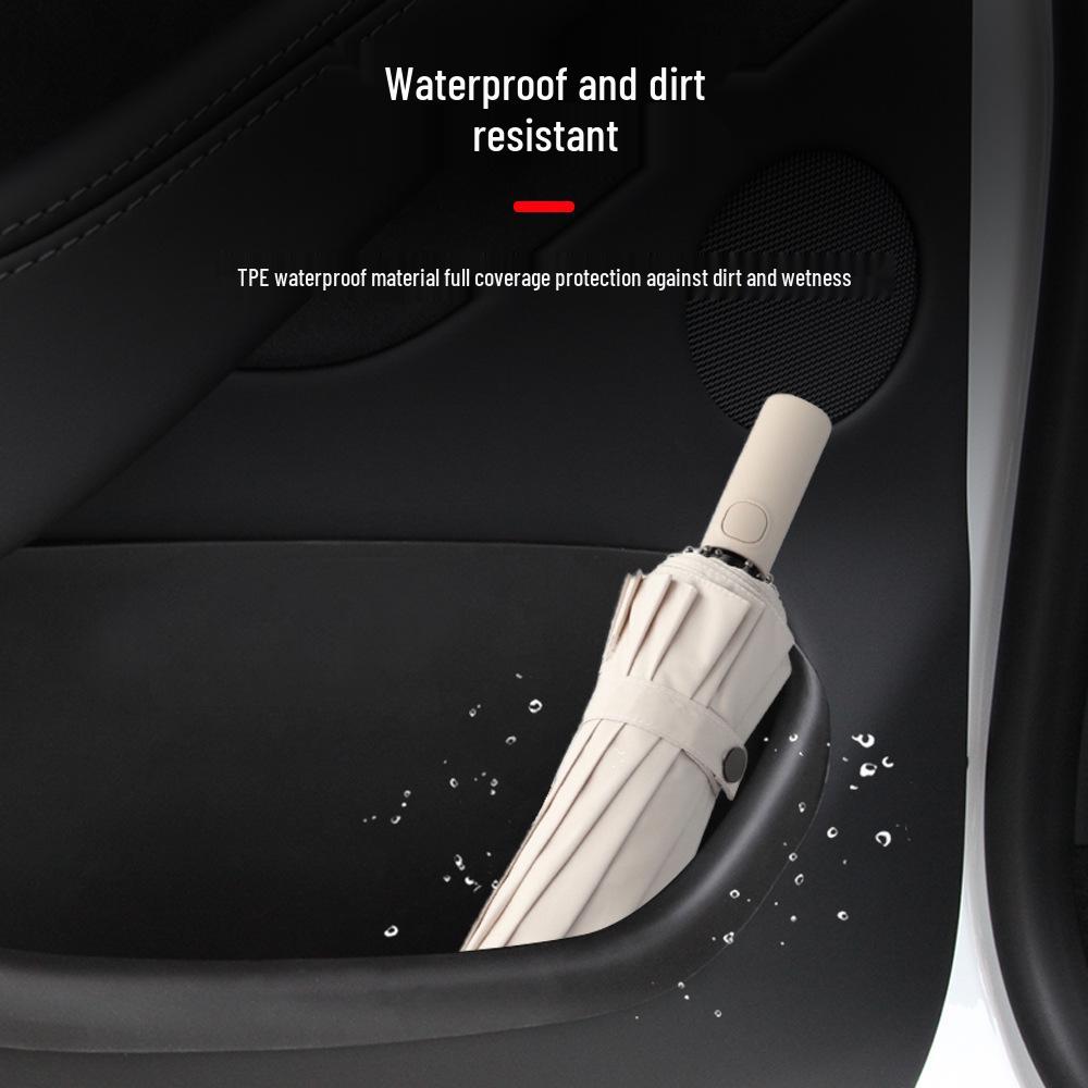 Tesla Model Y Refresh Door Storage & Groove Mats Interior Accessories