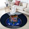 Futebol Clube do Porto Round Area Rug,Carpet Rug for Living Room Bedroom Sofa Playroom Decor,Non-slip Floor Mat