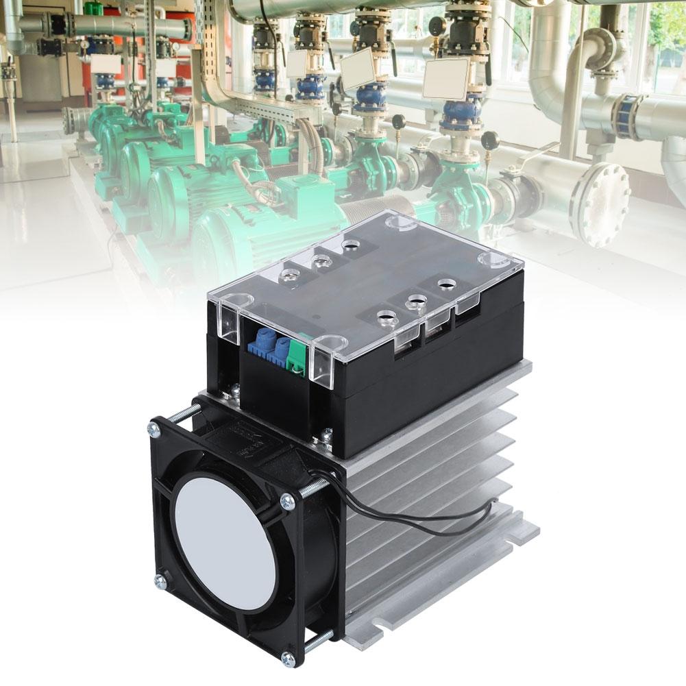 Motorstartplatine Elektrisches Zubehör Messingboden Einzeln 2 Phasen für Wasserpumpe Ventilator(Modul