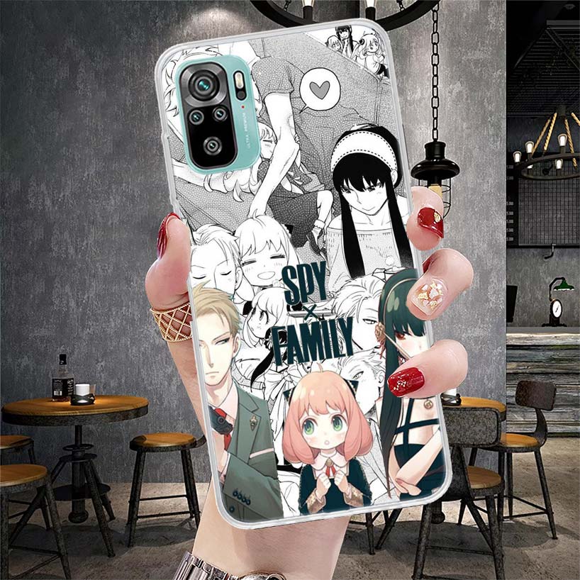 Anime Spy Family Soft Phone Case For Xiaomi Redmi Note 15 14 14S 13 12 Pro Plus 12S 11 11S 11E 10 10S 11T 5G Fundas Coque Redmi