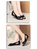 2024 Summer Women's Flat Sandals with Soft Sole - Comfortable Closed Heel, Open Toe Design for Moms