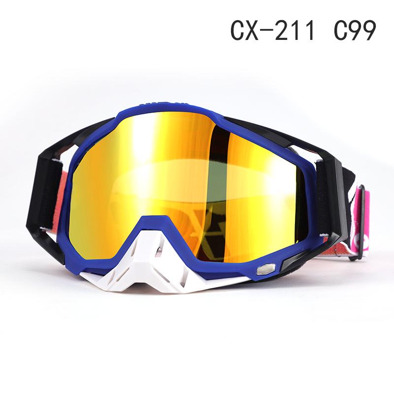 100% Windproof Off-road Motorcycle & Ski Goggles for Outdoor Riding
