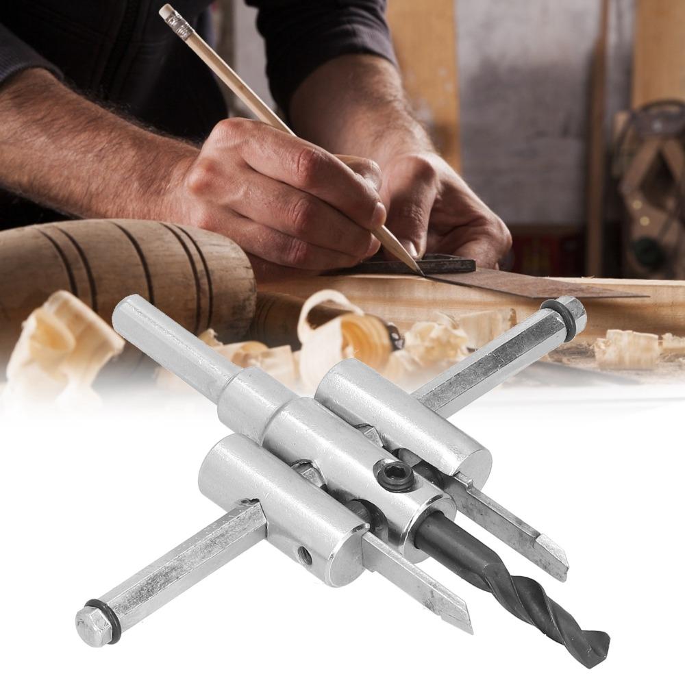 40 to 120mm Circle Hole Cutter Adjustable Round Cutting Tool  Wood and Drywall Projects