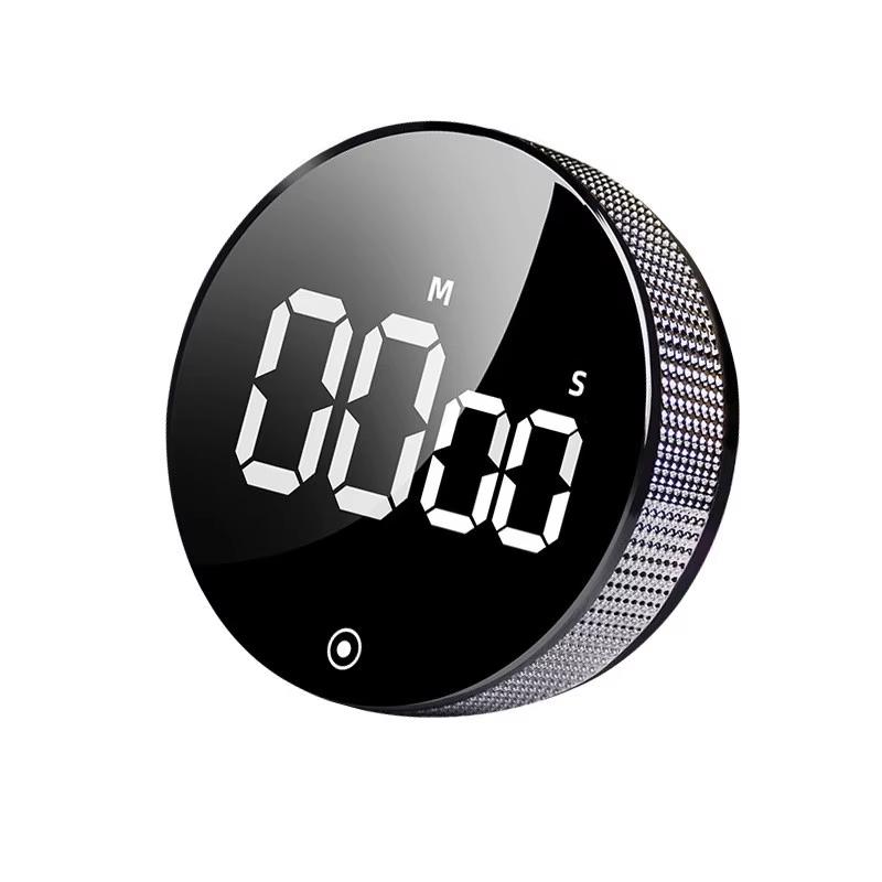 Digital Countdown Kitchen Timer, Quiet Always‑On Light Timer for Cooking Egg Baking Classroom Kids Adults