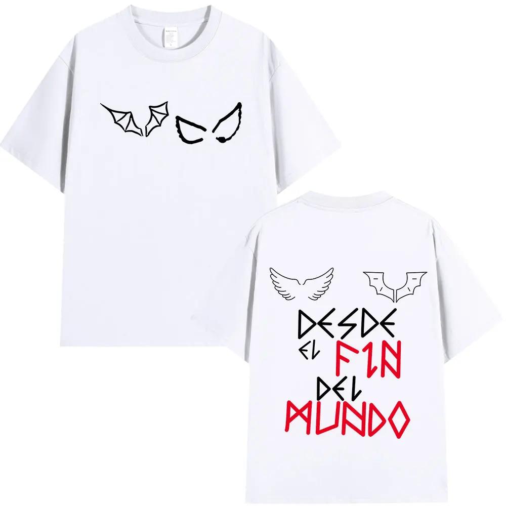 Rapper Duki From The End of The World T-shirt Mens Women Comfort Cotton Oversized T-shirts Hip Hop Vintage Short Sleeve T Shirts