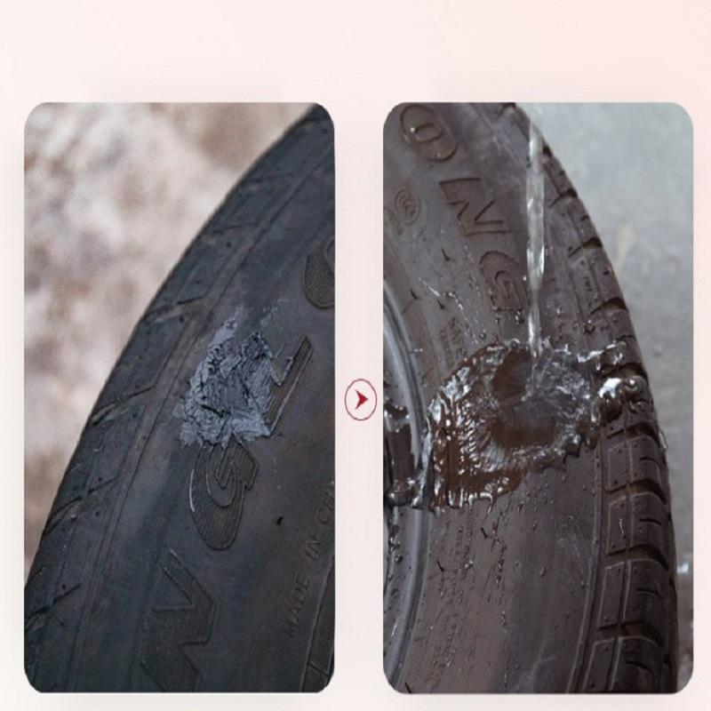 Schwarzer, flüssiger Sofortkleber für die Reifenreparatur, starker Gummikleber, verschleißfester Gummi, nicht korrosiver Klebstoff, Autokleber, Sofortkleber, starke Werkzeuge