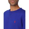 Polo Ralph Lauren Logo Embroidered Crew Neck Pullover Drop Shoulder Long Sleeve Sweater Men Sweater Blue 710766772-014