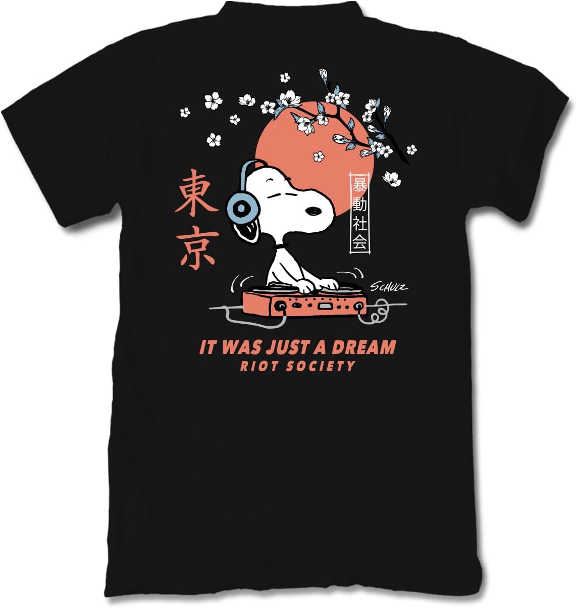 Riot Society Men s Short Sleeve Graphic and Embroidered Fashion T-Shirt S