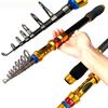 1.8m-3.6m Telescopic spinning rod carbon Fishing Rod Telescopic Fishing Rod Portable Bass Fishing Rods for Trout Carp Fishing Fishing Tackle