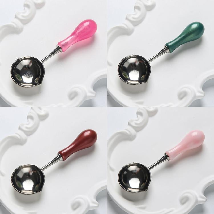 10 Pcs/Set Wax Sealing Melting Spoon Wax Seal Spoon Sealing Stamp Melting Spoon for Wax Seal Stamp Envelope