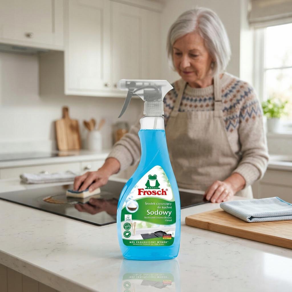 Frosch Środek Czyszczący Do Kuchni Sodowy Na Tłuszcz I Brud 500Ml