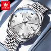 OLEVS 6743 Automatic Man Watch Original Luxury Brand Mechanical Watch Auto Date Waterproof Luminous Stainless Steel Men's Watch