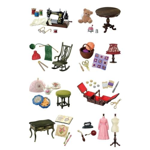 Re-Ment Petit Sample Series Grandma's Craft Room 1 Box Approx. H115 x W70 x D60mm Made of PVC and ABS