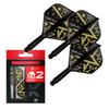 Target Japan Darts Flight K-FLEX Hot Shot Harris Lim Model Standard Short Black 410245