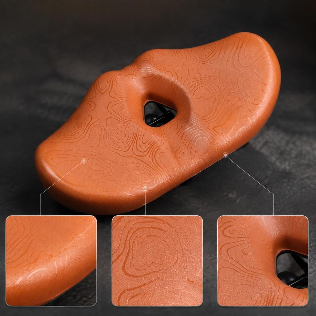 Noseless Cycle Saddle Cushion Wide Bike with Central Ventilation Opening
