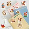50PCS Fall Autumn Forest Sticker For Desk Refrigerator Computer Skateboard Waterproof Personality Creative Sticker