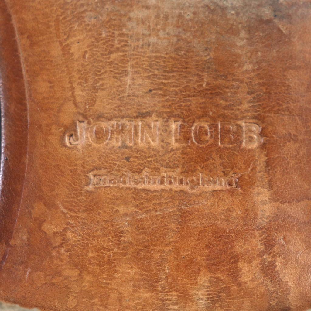 Tolle John Lobb Lederschuhe WILLIAM schwarzes Leder Herren 6 9795 Gebraucht