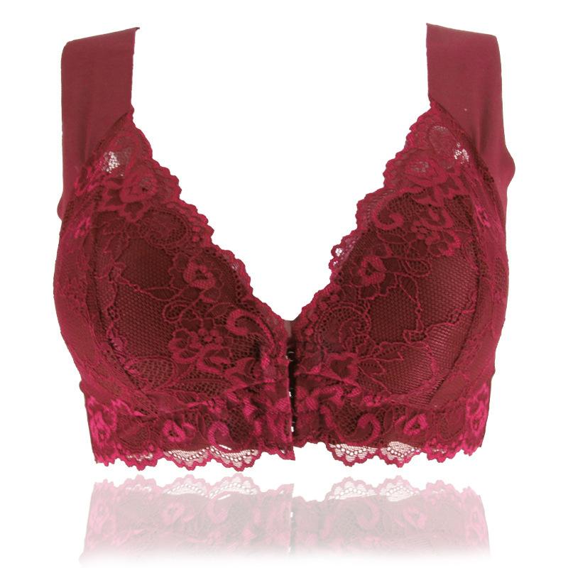 Wind Ladies Large Size Bra Lace Bra Bra Bra Front Buckle Bra Sexy Big Breast Underwear Women