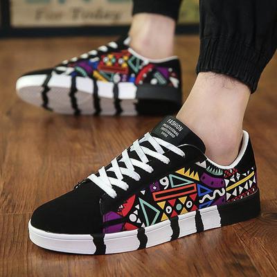 Freizeitschuhe für Herren, trendige Canvas-Schuhe, sportliche trendige Boardschuhe für männliche Studenten