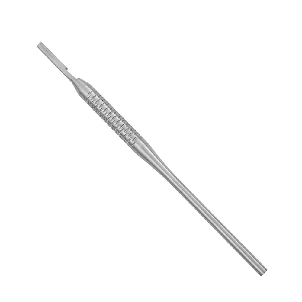 Dental Scalpel Handle Blade Handle Straight Applicable Dental Stainless Steel Handle Knife Blade Dental Instruments No.3