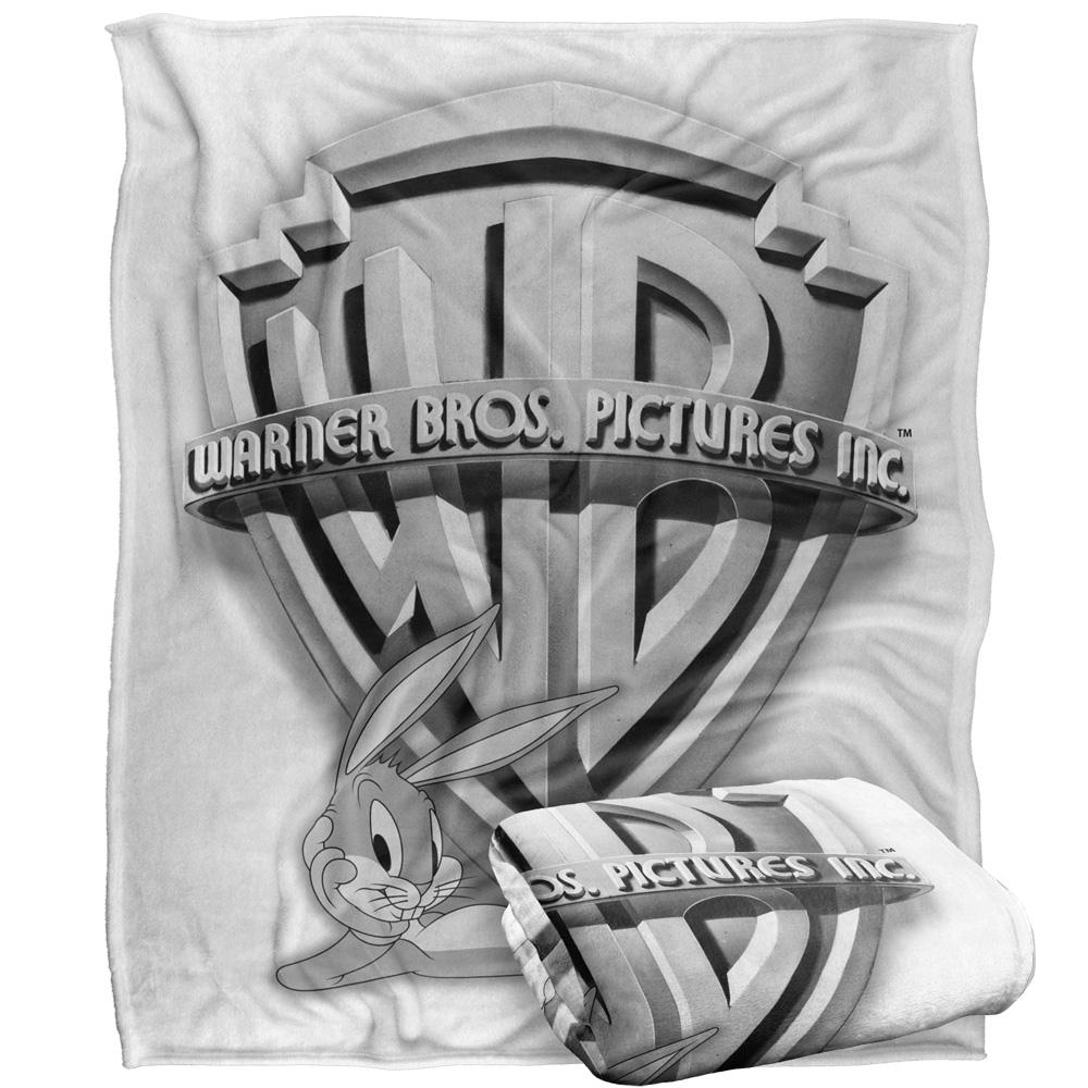 Warner Bros Old School Silky Shield Bugs Bunny Soft Touch Blanket