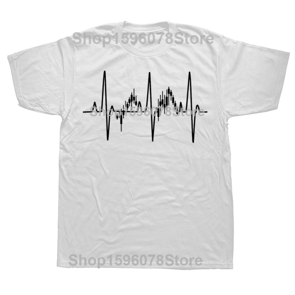 Funny TRADING IS MY CARDIO T Shirts Cotton Short Sleeve Birthday Gifts Mens Clothing Fashion Casual Loose Oversized T Shirt