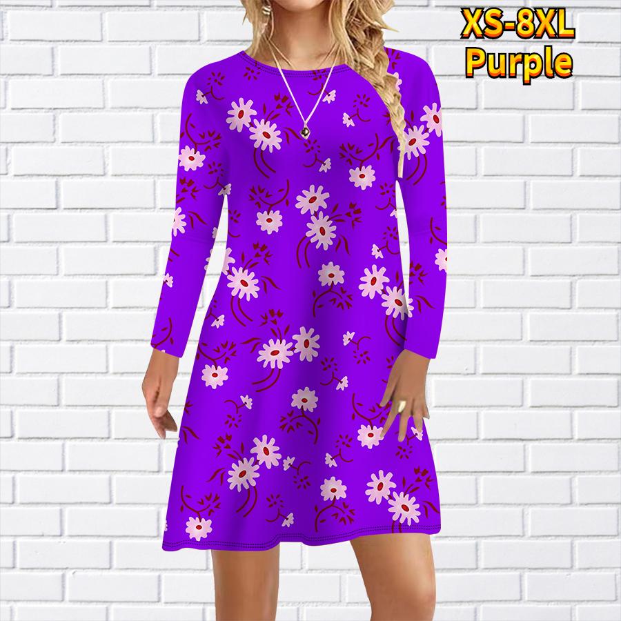 Женское повседневное платье с принтом Plumeria Rubra — фото 4