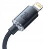 Kabel przewód USB-C / Typ-C - Lightning / iPhone 1,2m Baseus Crystal CAJY000201 z obsługą szybkiego ładowania 20W PD