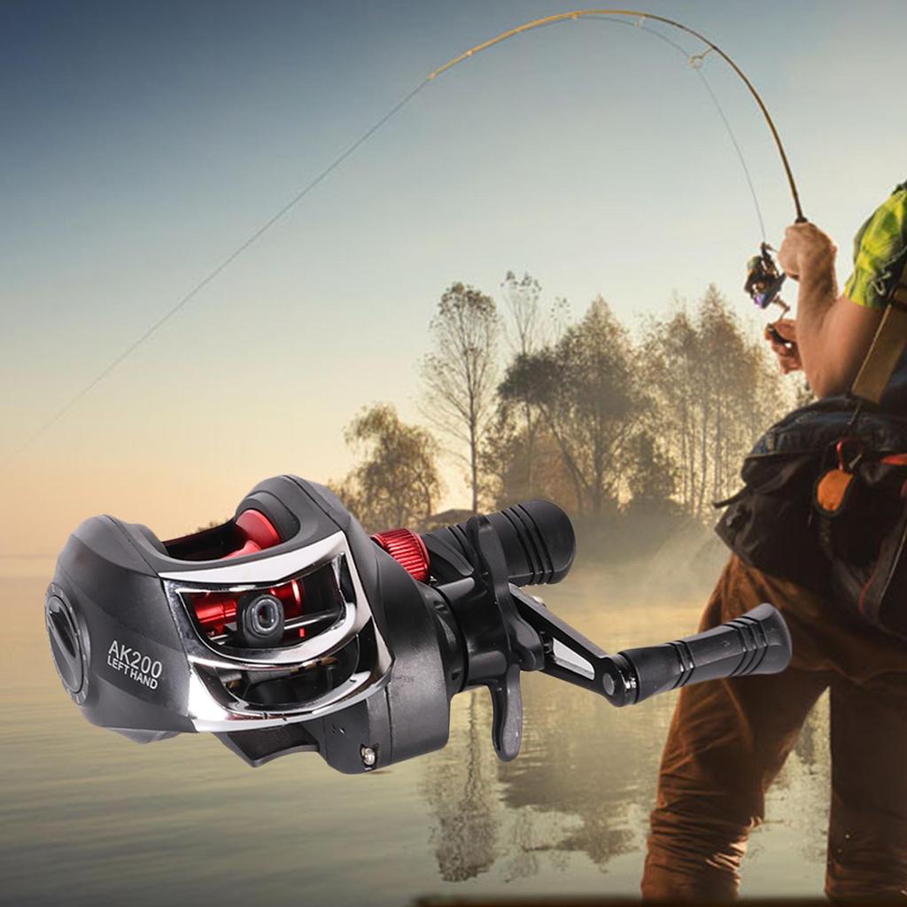 Reel, Casting Baitcaster - Sealed Drag System, 12 Magnetic Brake, 7.2:1 Gear Ratio, 18+