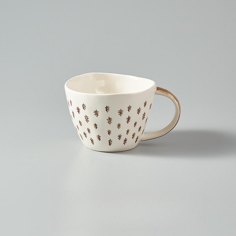 

Andinavian Mug Female Coffee Office Large-capacity Ceramic Design Sense High Value Household Breakfast Drinking Cups 401-500ml