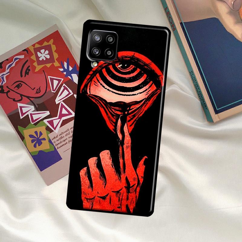 Scary Face Eyes Case For Samsung Galaxy A54 A06 A05 A16 A26 A36 A56 A53 A32 A52 A33 A13 A55 A35 A15 A14 A34