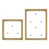 Transparent Acrylic DIY Photo Frame for Kids' Handmade Art with Solid Wood Painting Frame