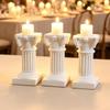 1/5x Roman Pillar Greek Column Roman Column Statue Stand Figurine Indoor Outdoor Home Garden Scenery Decoration Accessories