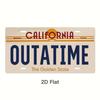 Retro Car 2D Metal Sign, Aluminum Wall Decor 15x30cm