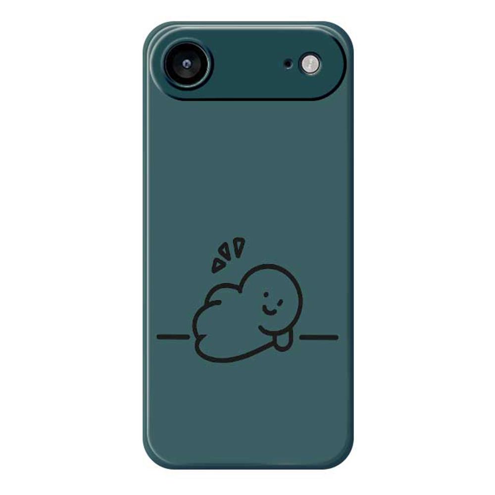For iPhone 17 Air Case Stick Figure Pattern Printing Straight Edge TPU Phone Back Cover