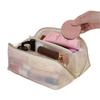 Large Capacity Transparent Makeup Bag Pillow Shape Zipper Closure Women's Washbag Top Handle Waterproof Clear Toiletry Handbags