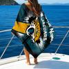 Custom Name Beach Towel Jaguars Team Spirit Beach Towel, Soft Microfiber, Gift for Her/Him, Birthday, for Pool, Beach, Travel, Fan Gifts