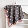 Retro butterfly high-end imitation cashmere scarf for women in autumn and winter, thickened outer layer, warm office shawl