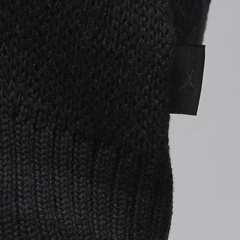 Jordan Air Simple Letter Soft Comfortable Fashion Knit Sweater Women tops Black FZ4196-010