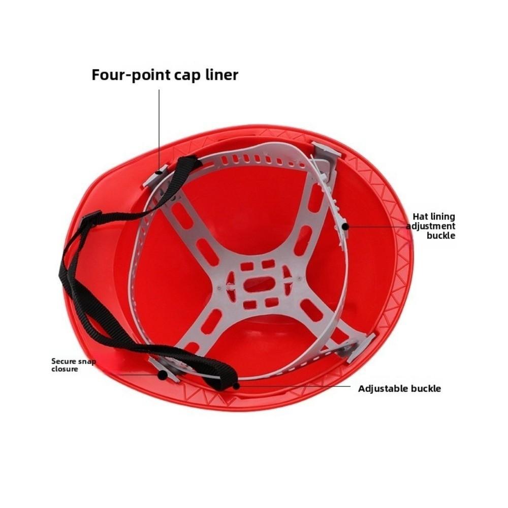 Heavy Duty Safety Helmet Protective Construction Site Sun Visor  Safety Equipment