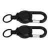 2 szt. Rozwijany brelok do kluczy, antykradzieżowy, łatwy do pociągnięcia, elastyczny brelok do kluczy