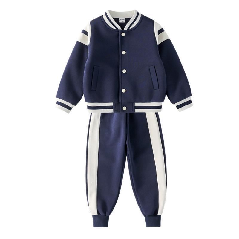 Children's Autumn & Winter Windbreaker Set: School & Kindergarten Uniform, 3-Piece Sportswear.