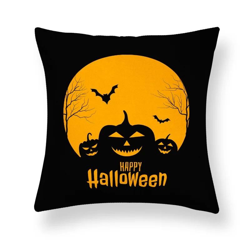 Halloween Thema Kissenbezug Auto Büro Wohnzimmer Sofa Halloween Kürbis Laterne Dekoration Kissenbezug