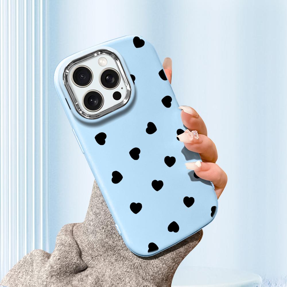 Solid Color Silver Edge Lens Fatty Casing Soft TPU Liquid Silicone Cover Shockproof Phone Case for Huawei Honor iPhone Infinix Tecno Vivo