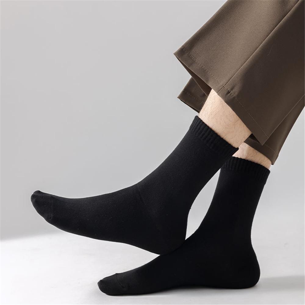 Herrensocken in Kniestrümpfen Schweißabsorption Atmungsaktivität Hochwertige Baumwolle Langlebig Lässiger Stil