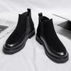 Genuine Leather Men's Boots Winter British Style Mens Chelsea Boots Comfortable Wear-resistant Warm Male Boots Botas Para Hombre