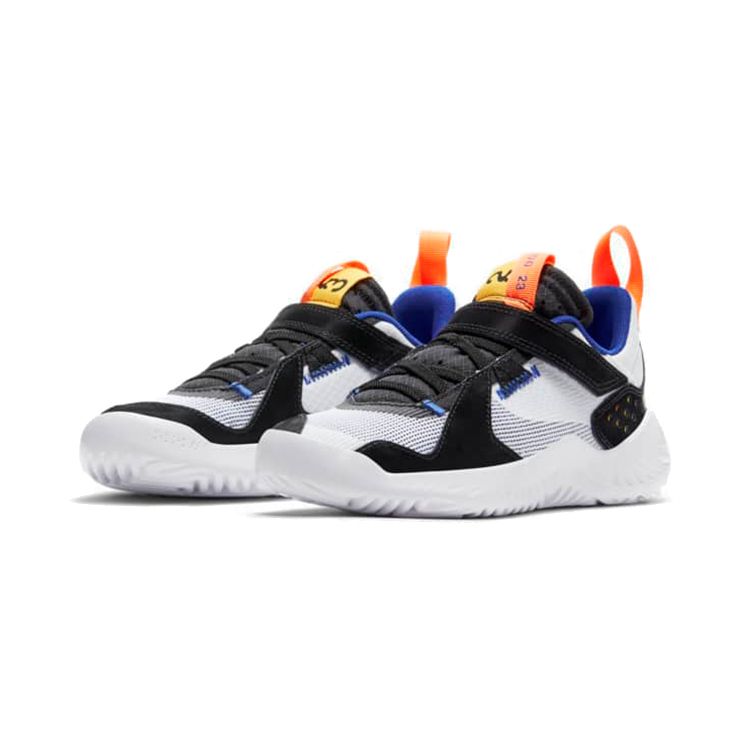 Jordan Delta Shock Absorbing Durable Sports Casual Shoes Kids Sneakers White Black Orange CT1566-140