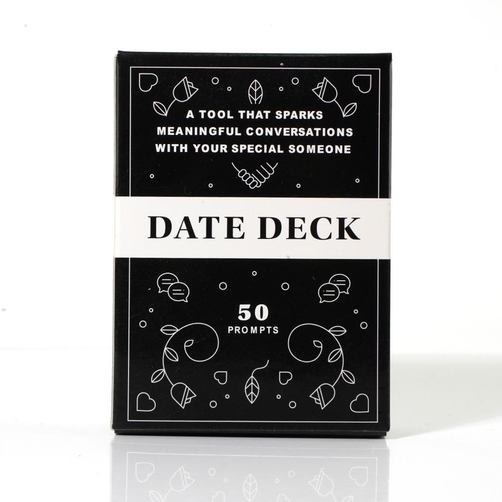 Romantic Couple's Small Talk Game Cards: Inspiring Conversations